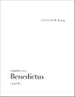 Benedictus SATB choral sheet music cover